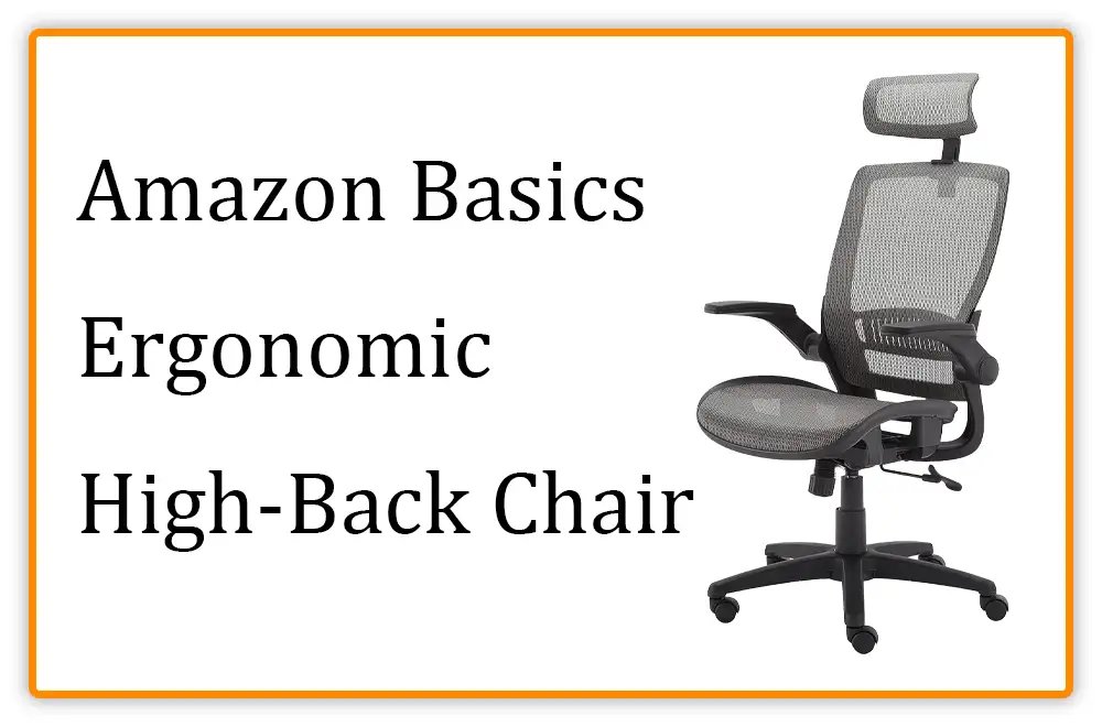Best for Back and Neck Pain Amazon Basics Ergonomic High-Back Chair