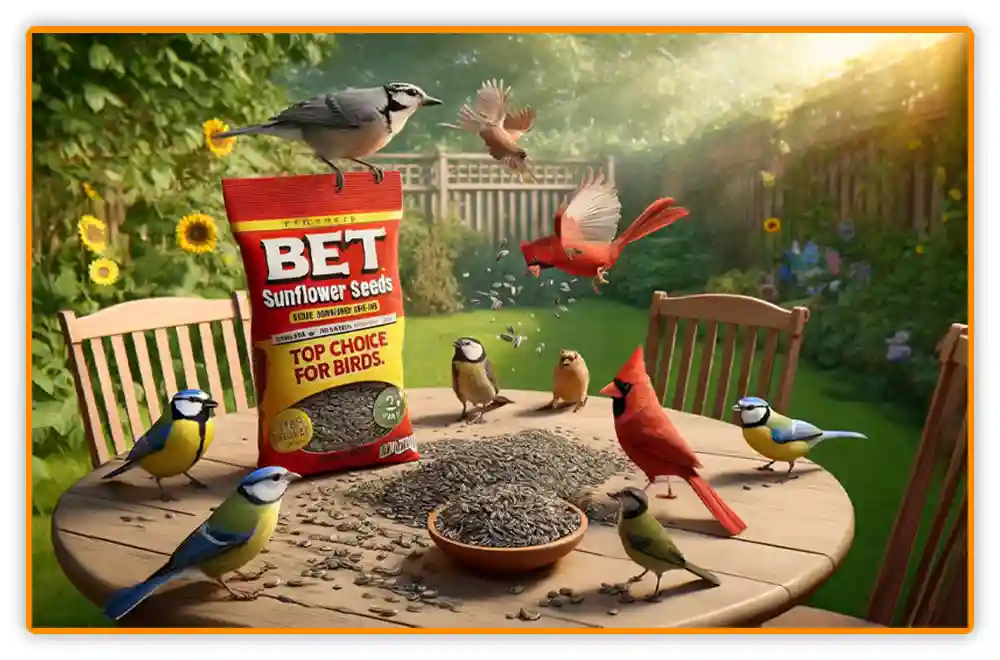 What birds eat sunflower seeds
