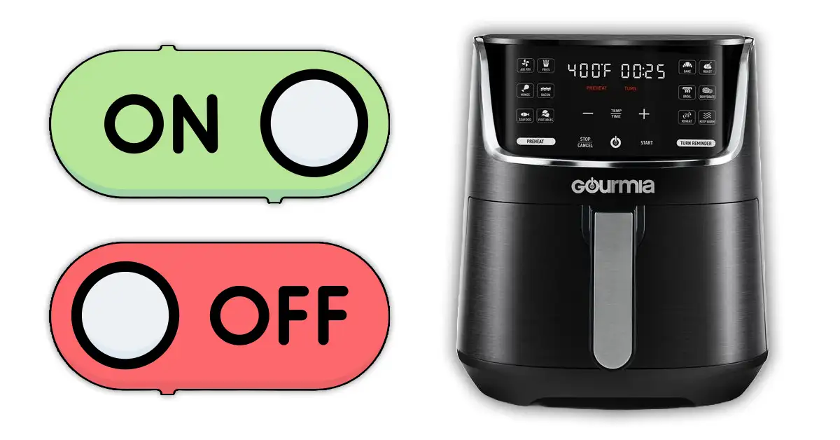 Gourmia Air Fryer not turning on