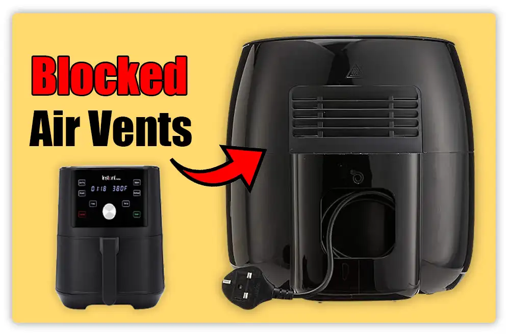 Blocked Air Vents: Air Fryer Not Heating Up
