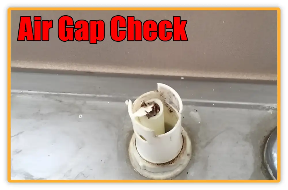 Checking the Air Gap in a Frigidaire Dishwasher