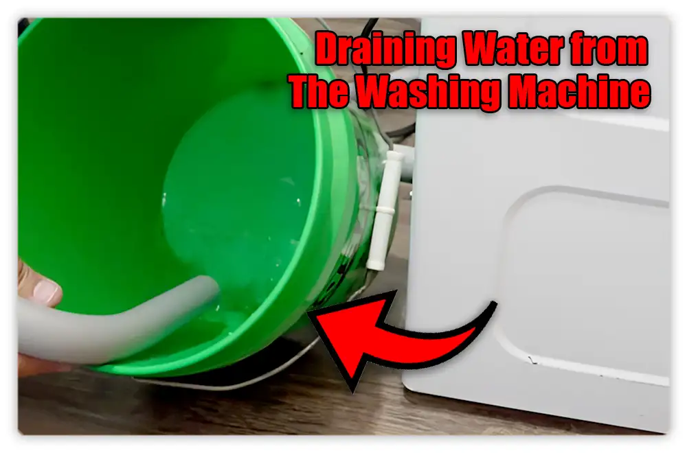 Draining Water from the Washing Machine