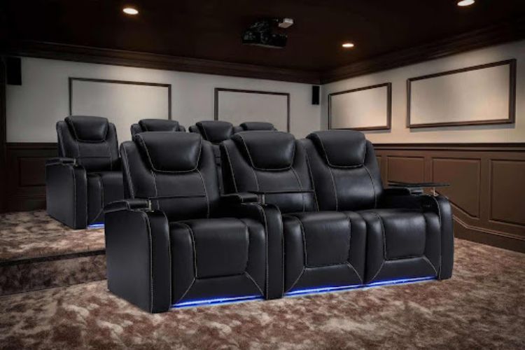 Guide to Selecting Multi Functional Black Home Theater Seating2