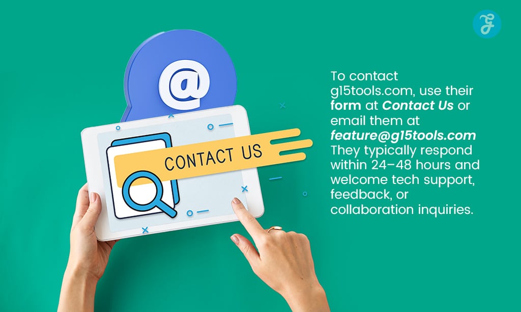 G15Tools.com Contact Guide: Email, Support & Feedback Tips