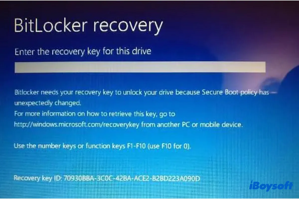 Retrieve Your BitLocker Recovery Key